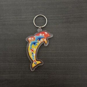 Nassau, Bahamas Dolphin Keychain